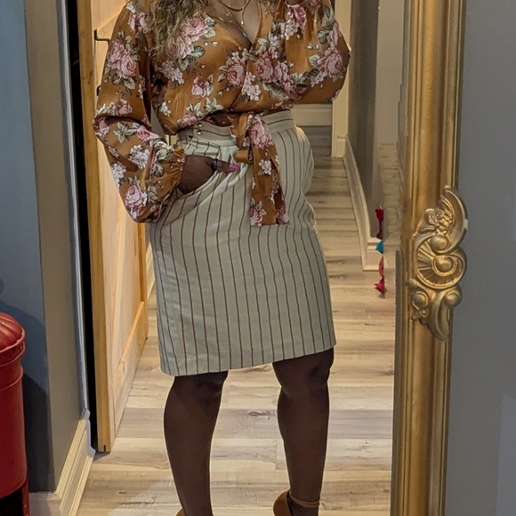 Vintage wool skirt - Picture 4 of 4